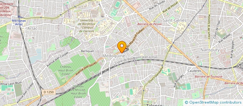 localisation de l'entreprise VIRGETOM  TALENCE