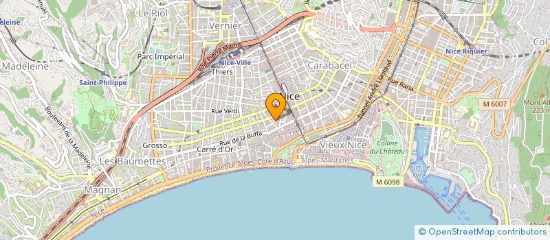 localisation de l'entreprise VIRGILE à NICE
