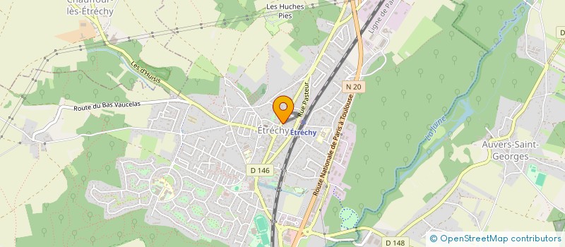 localisation de l'entreprise VIRGILE  ETRECHY