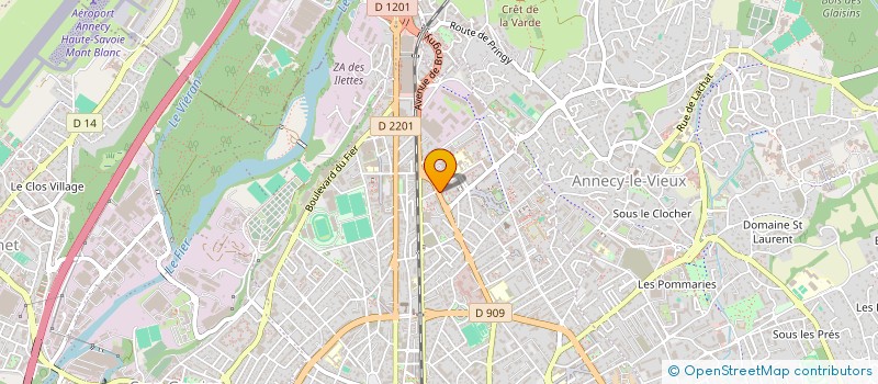 localisation de l'entreprise VIRGILIUS LIMITED COMPANY  ANNECY