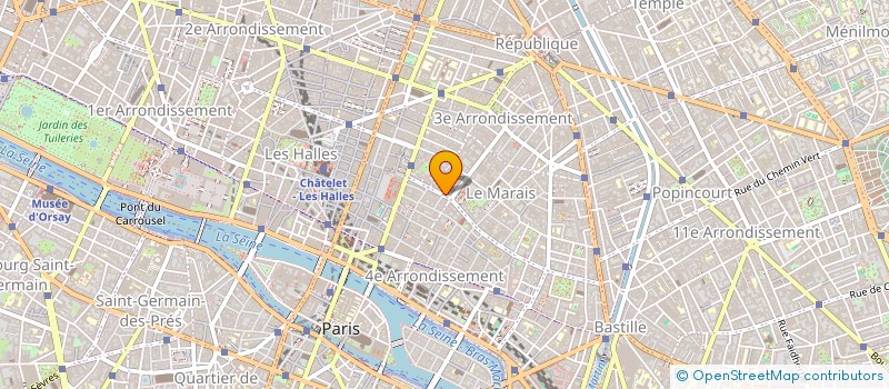 localisation de l'entreprise VIRGILLES HYDRA à PARIS