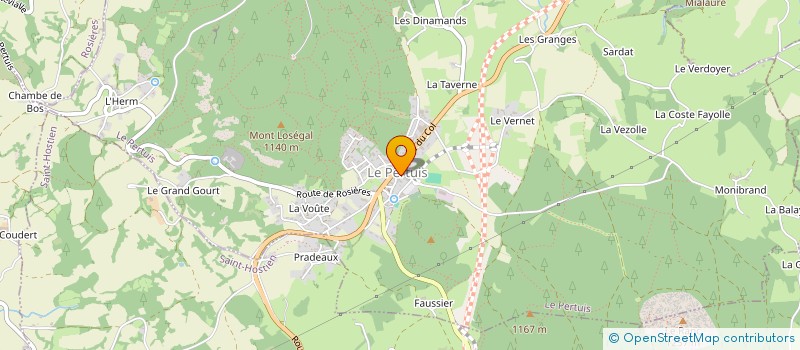 localisation de l'entreprise VIRGIN COIFF' & MARIE BEAUTY  LE PERTUIS