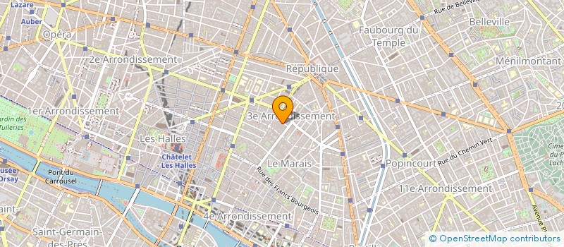 localisation de l'entreprise VIRGIN-OR à PARIS