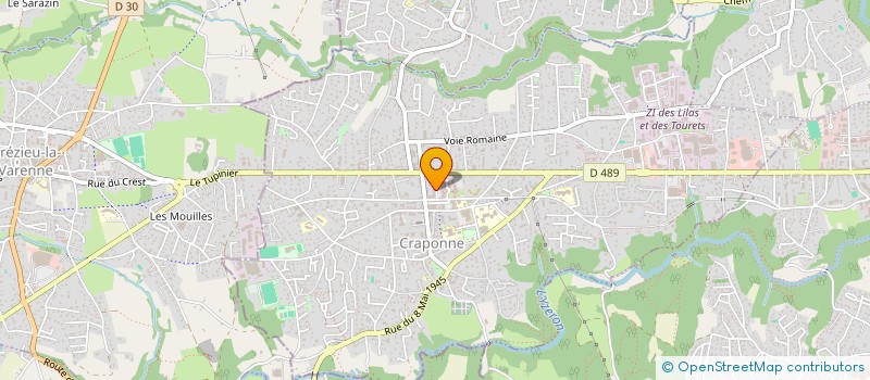 localisation de l'entreprise VIRGIN'S FASHION  CRAPONNE