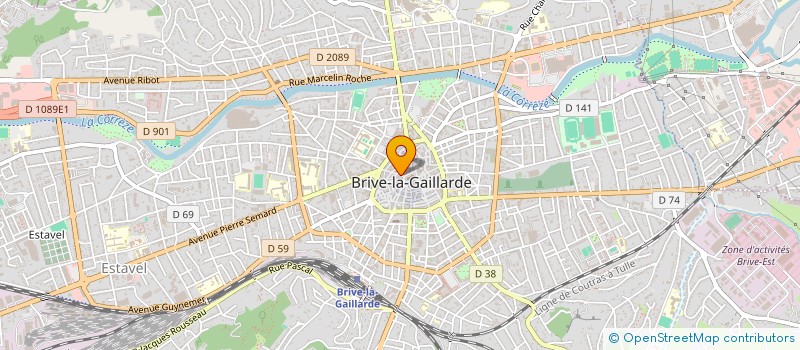 localisation de l'entreprise VIRGINAILS à BRIVE LA GAILLARDE