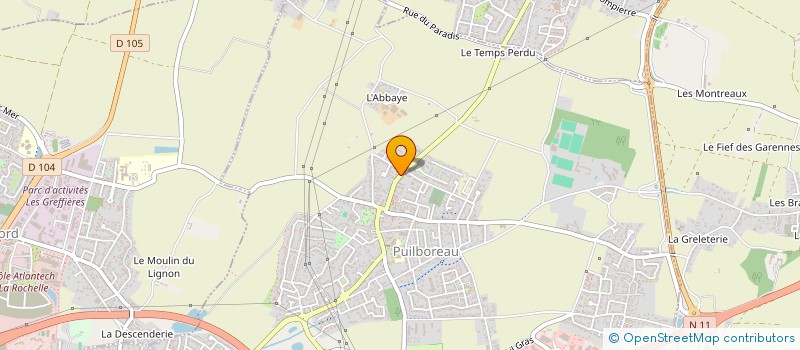 localisation de l'entreprise VIRGINIA  PUILBOREAU