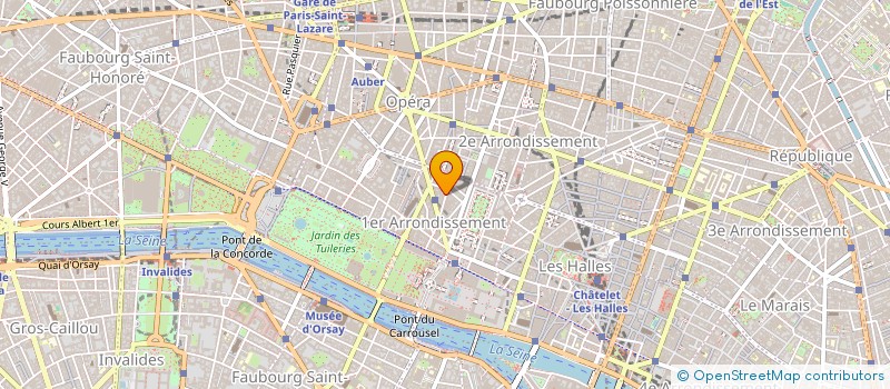 localisation de l'entreprise VIRGINIE à PARIS