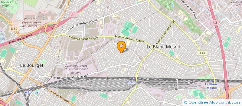 localisation de l'entreprise VIRGINIE à DRANCY