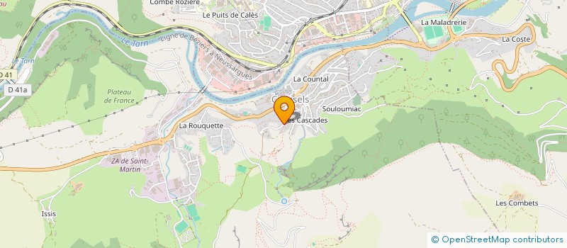 localisation de l'entreprise VIRGINIE  MILLAU