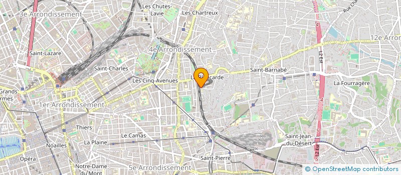 localisation de l'entreprise VIRGINIE à MARSEILLE