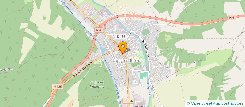 localisation de l'entreprise VIRGINIE à LIGNY-EN-BARROIS