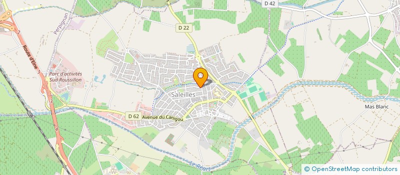 localisation de l'entreprise VIRGINIE 66  SALEILLES
