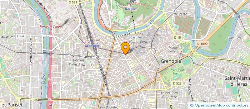 localisation de l'entreprise VIRGINIE à GRENOBLE