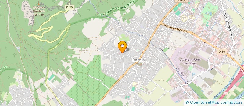 localisation de l'entreprise VIRGINIE  BERNIN