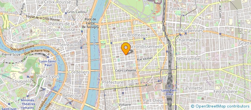 localisation de l'entreprise VIRGINIE BELOUD - OLIVIER ABELLARD HUISSIERS DE JUSTICE ASSOCIES SCP TITULAIRE D'UN OFFICE D'HUISSIER DE JUSTICE. à LYON