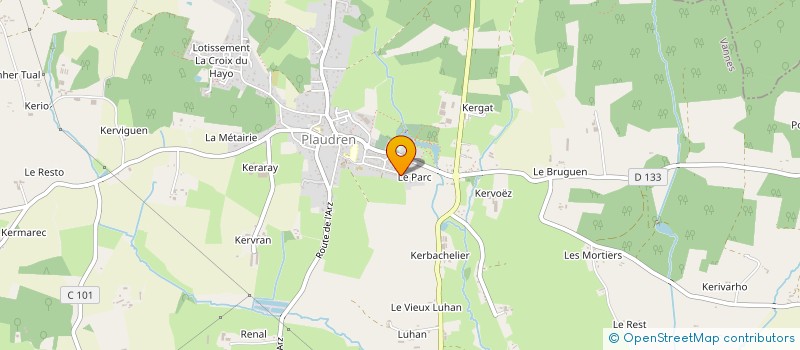 localisation de l'entreprise VIRGINIE BRET  BADEN