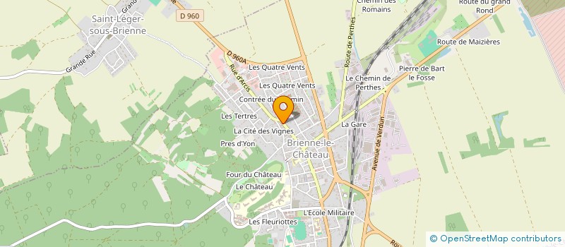 localisation de l'entreprise VIRGINIE DELORME à BRIENNE-LE-CHATEAU