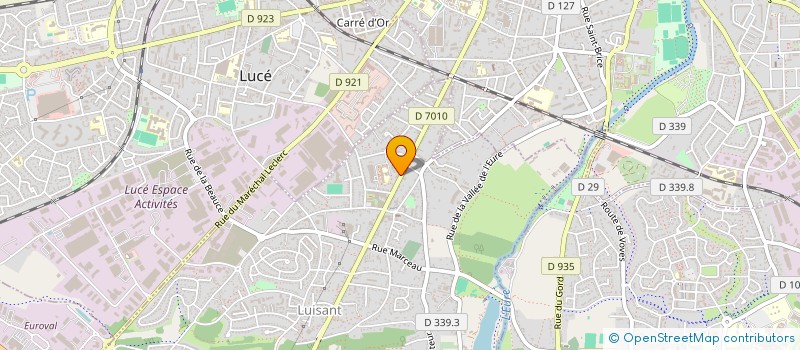 localisation de l'entreprise VIRGINIE DENIAU ET PIERRE BONNET, LUISANT-UNI-NOTAIRES à LUISANT