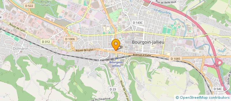 localisation de l'entreprise VIRGINIE ET NATACHA à BOURGOIN-JALLIEU