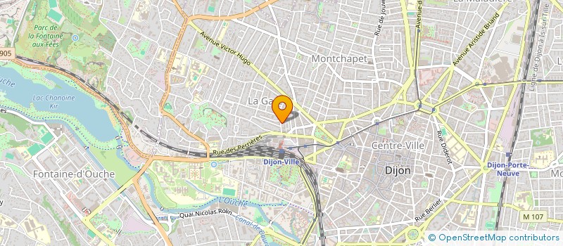 localisation de l'entreprise VIRGINIE ET XAVIER BOULLY  DIJON