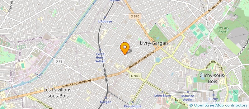 localisation de l'entreprise VIRGINIE FINANCIERE  LIVRY-GARGAN