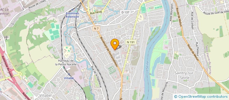 localisation de l'entreprise VIRGINIE GODI SAS à CORBEIL-ESSONNES