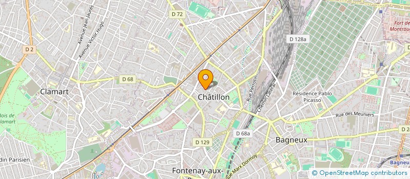 localisation de l'entreprise VIRGINIE LACROIX à CHATILLON