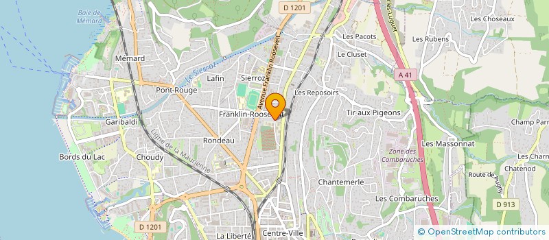localisation de l'entreprise VIRGINIE MILLET CONSEIL à AIX-LES-BAINS