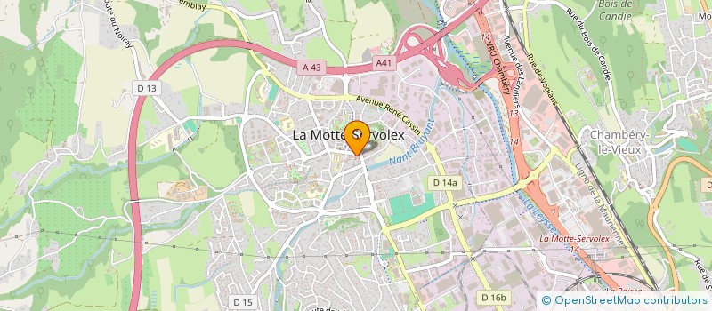 localisation de l'entreprise VIRGINIE O.  LA MOTTE-SERVOLEX