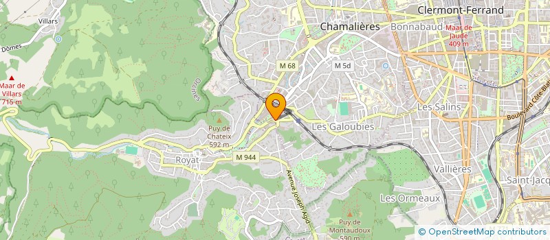 localisation de l'entreprise VIRGINIE PERROT  LIGINIAC