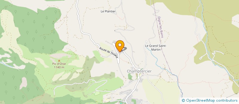 localisation de l'entreprise VIRGINIE ROBERT  CHAMPTERCIER