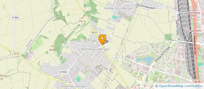 localisation de l'entreprise VIRGINIE SCHOTT  MITTELHAUSBERGEN