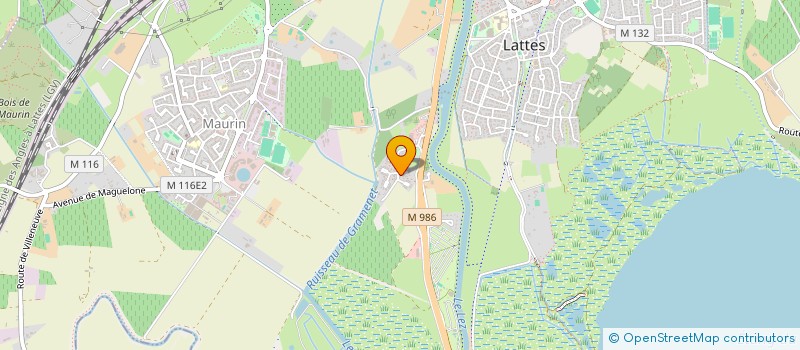 localisation de l'entreprise VIRGINIE SYLVESTRE IMMOBILIER à LATTES