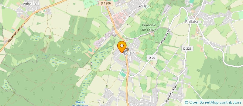 localisation de l'entreprise VIRGINIE TAGAND PHOTOGRAPHIE  LOISIN