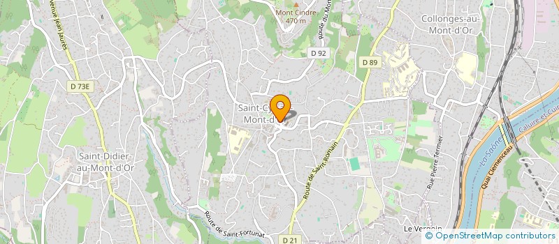 localisation de l'entreprise VIRGONE  SAINT-CYR-AU-MONT-D'OR