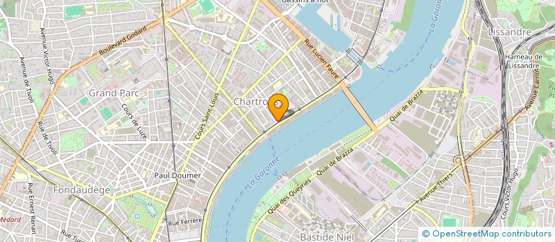 localisation de l'entreprise VIRGULE DEUX  BORDEAUX