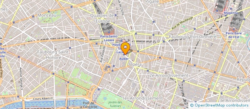 localisation de l'entreprise VIRGULE ET CEDILLE  PARIS