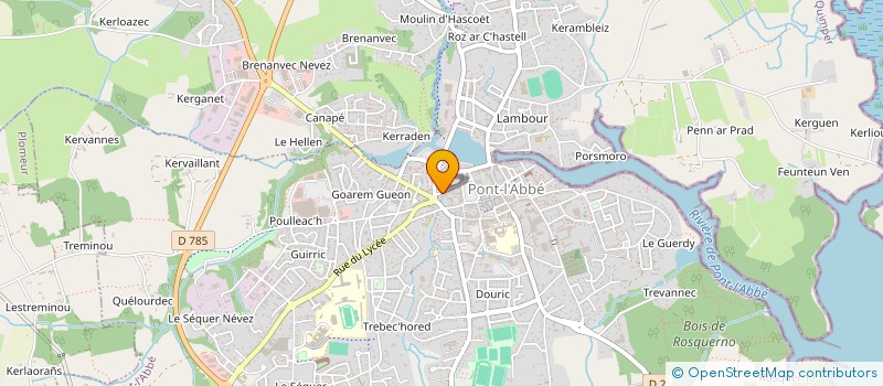 localisation de l'entreprise VIRGWEN  PLONEOUR-LANVERN