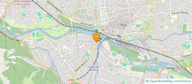 localisation de l'entreprise VIRIAN à PAU
