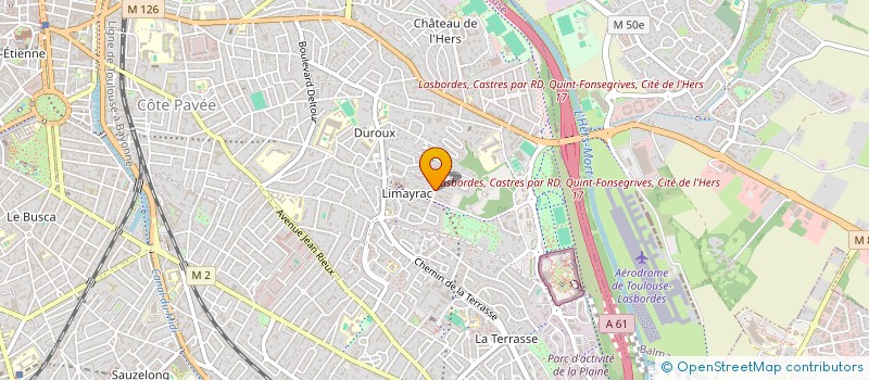 localisation de l'entreprise VIRIATO ENERGIE  TOULOUSE