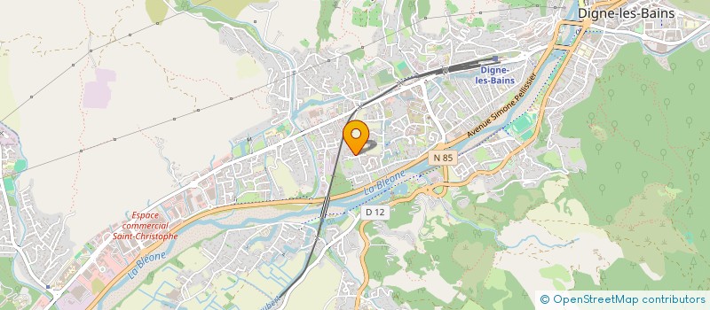 localisation de l'entreprise VIRICEL.NET à DIGNE-LES-BAINS
