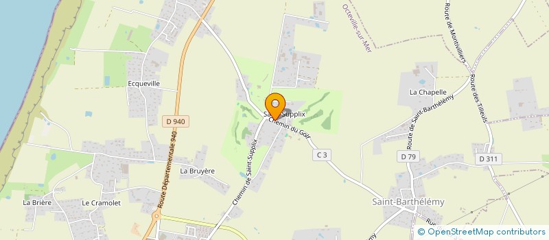 localisation de l'entreprise VIRIDIS  OCTEVILLE-SUR-MER