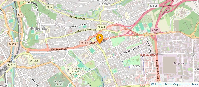 localisation de l'entreprise VIRIDIS HOLDING  METZ