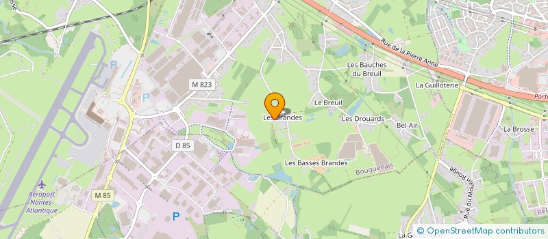 localisation de l'entreprise VIRIDIS MGANI à BOUGUENAIS