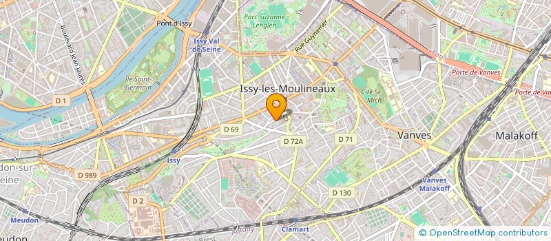 localisation de l'entreprise VIRIMMO à ISSY LES MOULINEAUX