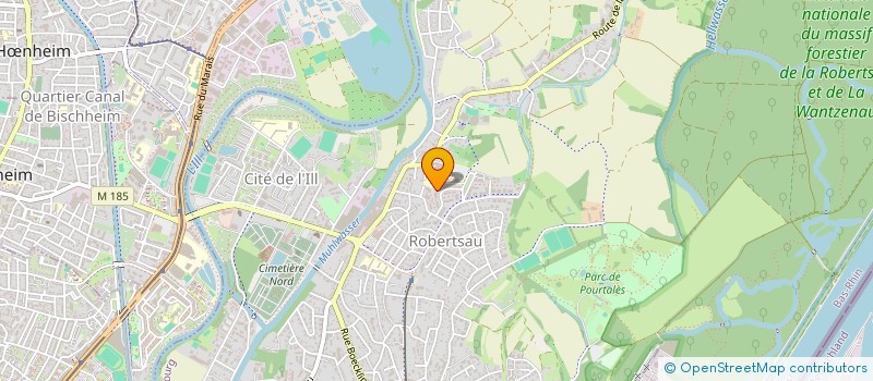 localisation de l'entreprise VIRINIS à STRASBOURG