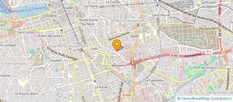 localisation de l'entreprise VIRISCOM ASS INFORMATIQUE COMMUNICATION à MARSEILLE