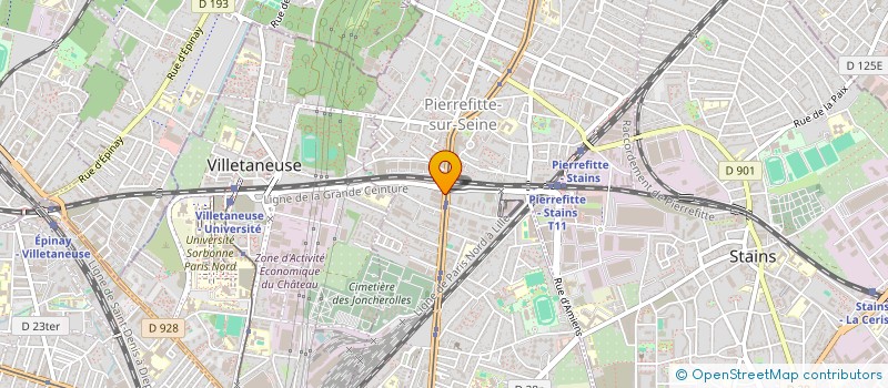 localisation de l'entreprise VIRISSEL BOUCHUT INDIVISION à PIERREFITTE-SUR-SEINE