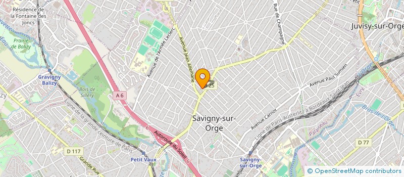 localisation de l'entreprise VIRLAN BAT à SAVIGNY-SUR-ORGE