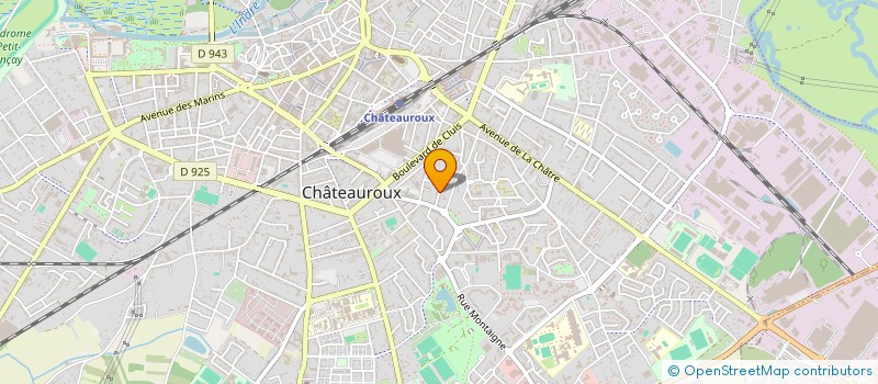 localisation de l'entreprise VIRLOJEUX- LEROUSSEAU à CHATEAUROUX